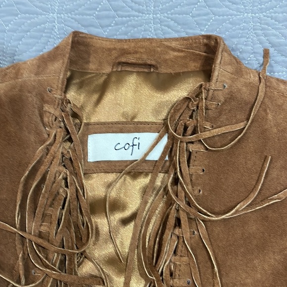 Vintage Suede Fringe suede jacket by Cofi - Picture 3 of 3